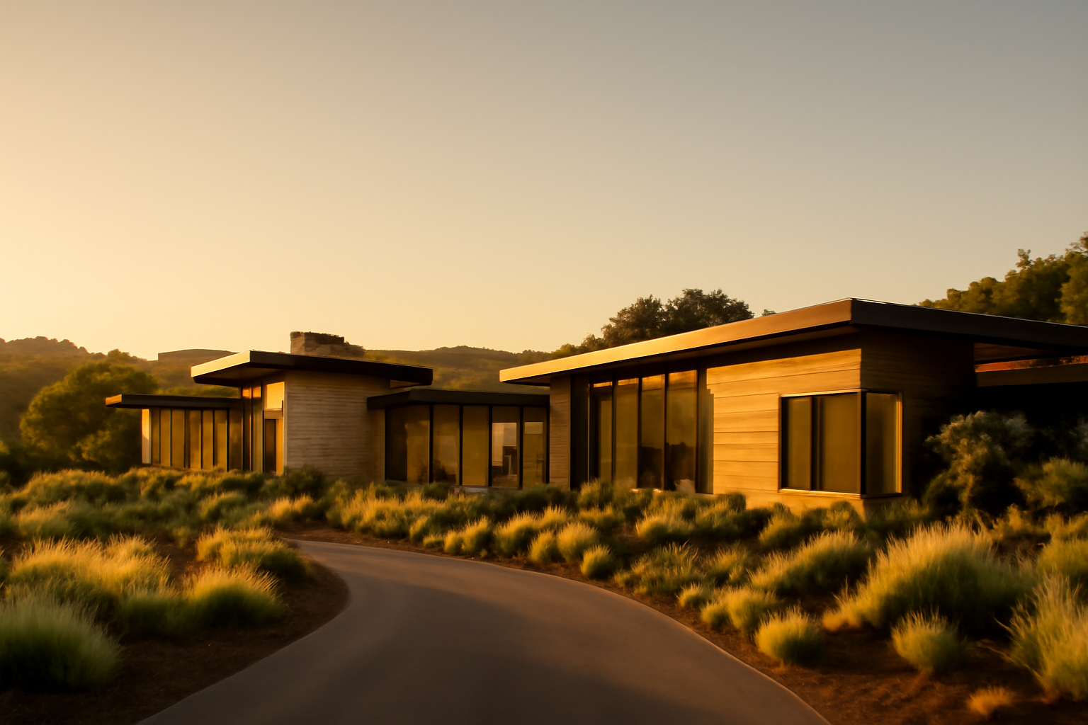 Luxury California home exterior