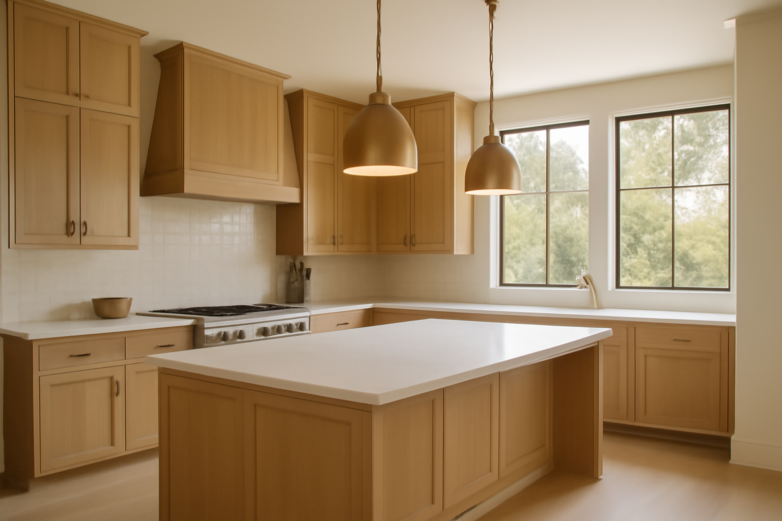 Luxury kitchen interior craftsmanship